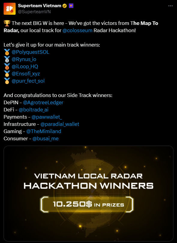 Paradial shines as Side Track Winner at Vietnam Local Radar Hackathon